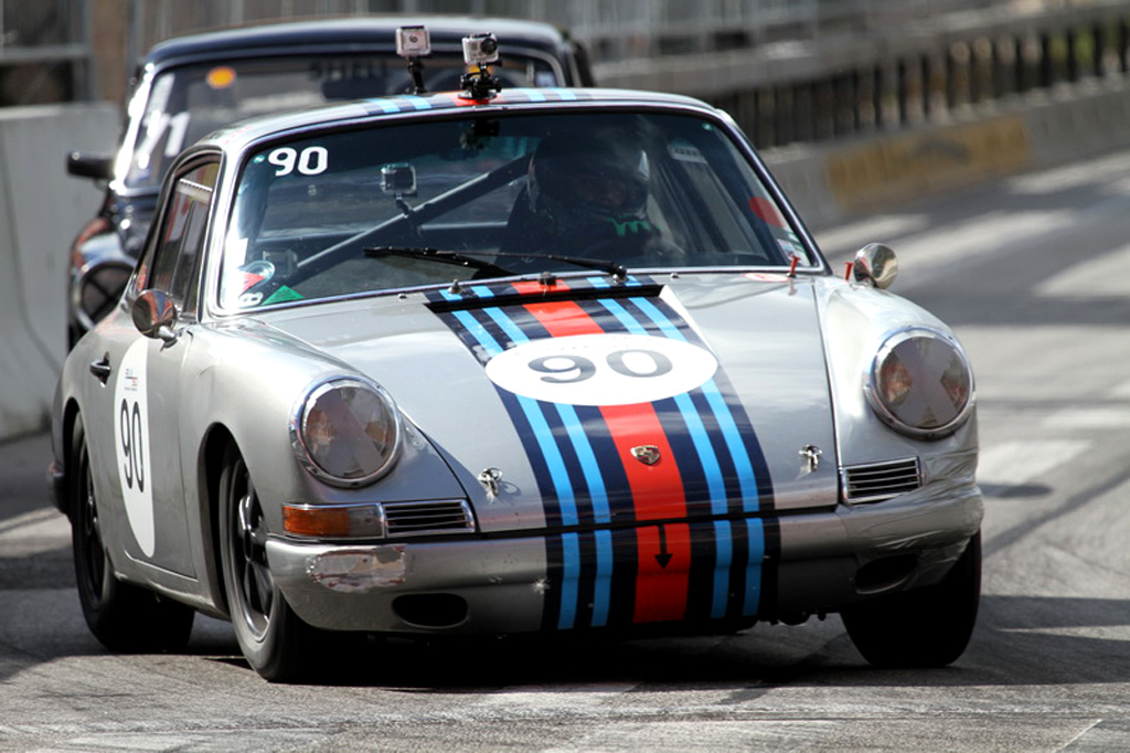 Weekendens store vinder i Pro/Am. Big Mac + Andreas Rolner var en ren vindercocktail i den smukke Martini Porsche 911
(Foto: Motorsporten.dk)
